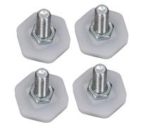 SPARES2GO Adjustable Screw foot for Indesit Washing Machine (Pack of 4) - Fitment List A