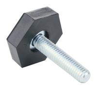 Spares2Go Adjustable Screw In Foot Leg For Bosch Fits Neff Fits Siemens Fridge Freezer M6 6mm
