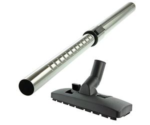 SPARES2GO Adjustable Telescopic Pipe Rod and Carpet/Hard Floor Brush Head Compatible with NUMATIC Henry Hetty Vacuum Cleaner (32mm)