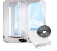 Spares2Go Air Con Window Seal Kit 2M Portable Ac Air Conditioning