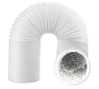 Spares2Go Air Conditioning Duct Hose 6" 15Cm 6 Metre Heat Insulated Flexible Ac Vent Pipe Universal