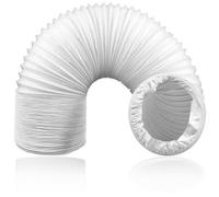 Spares2Go Air Conditioning Duct Hose 6" Pvc Flexible Vent Pipe 152mm 3 Metre Universal