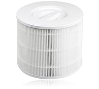 Spares2go Air Purifier Filter compatible with Levoit 300 300S Core 300-RF 3-in-1 H13 HEPA (High-Efficiency Activated Carbon, White + Fresheners)