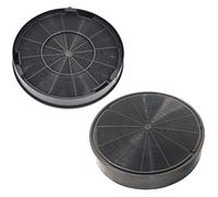 SPARES2GO Anti-Odour Charcoal Carbon Filters for Rangemaster Cooker Hood Vent (200 x 30 mm, Pack of 2)