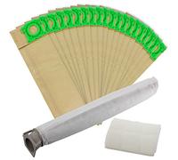 Spares2go Bag & Filter Service Kit for Sebo X Series & C Series Vacuum Cleaner (Pack of 20 Bags + 2 Filters)