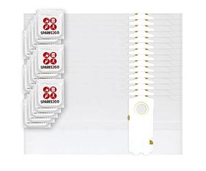 SPARES2GO Bags compatible with Festool Dust Extractor Vacuum CT MINI MIDI MIDI-2 SC-FIS-CT 204308 Disposable x 15 + Fresheners
