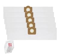 Spares2Go Bags Compatible With V-Tuf Mini M Class Dust Extractor Vacuum Vtuf Minihsv Microfibre Bag (Pack Of 5 + Fresheners)