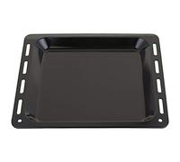 SPARES2GO Baking Tray Enamelled Pan Compatible with Bosch Oven Cooker (448mm x 360mm x 25mm)