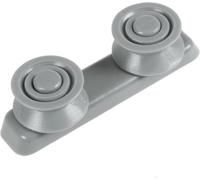 Spares2Go Basket Slide Rail Runner Guide Wheels For Logik Ldw45 Ldw60 Lf674 Dishwasher (1 Set)