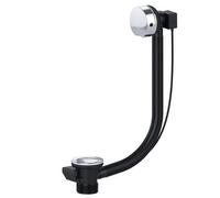Spares2Go Bath Waste Combination Plug 40mm 1.5" Overflow Pop Up Trap (Chrome Silver)