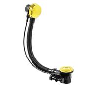 SPARES2GO Bath Waste Plug Luxury Combination Chrome Plated Twist Pop Up Overflow (Gold, 40mm / 1.5" BSP)