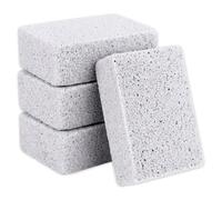 Spares2Go Bbq Grill Cleaning Brick Oven Barbecue Rack Cleaner Pumice Stone Scrubbing Blocks (Pack Of 4)