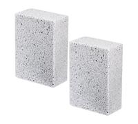 Spares2Go Bbq Grill Cleaning Brick Oven Barbecue Rack Cleaner Pumice Stone Scrubbing Blocks (Pack Of 2)
