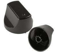 Spares2go Black Control Knob Switch for Hotpoint Oven Cooker Pack of 2
