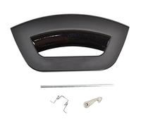 SPARES2GO Black Door Handle Futura Lever Latch Kit for Hotpoint Washing Machines