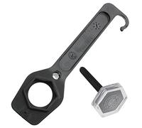 SPARES2GO Blade Bolt & Spanner Kit for Flymo Turbo Compact 300 330 350 380 Lawnmower (34mm)