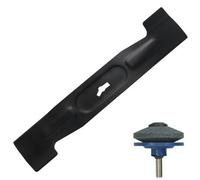 Spares2Go Blade For Einhell Ge-Cm 18/30 Li X-Change Lawnmower 30Cm 12" 3404553 + Sharpener