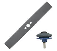 Spares2Go Blade For Flymo Easiglide 300, 300V Plus 2021+ Simpliglide 300 Lawnmower 30Cm + Sharpener