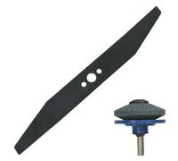 Spares2Go Blade For Flymo Hovervac 35 Turbo Vision Compact 350 Lawnmower 35Cm 14" + Sharpener