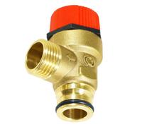 Boiler Pressure Relief Safety Valve 3 Bar 1/2" BSP Male x Push Fit Brass PRV
