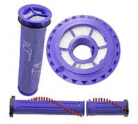 SPARES2GO Brushbar Brushroll Roller Brush compatible with Dyson DC41 ERP Vacuum Cleaner + HEPA Filter Kit
