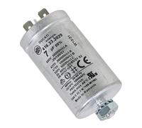 SPARES2GO Capacitor for Whirlpool SLC71 Tumble Dryer (7UF)
