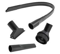 SPARES2GO Car Cleaning Valet Kit Long Flexible Crevice Tool Compatible with MacAllister MWDV-16 16L MWDV-20 20L MWDV-30 30L MWDV-40 40L Vacuum Cleaner (35mm)