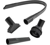 SPARES2GO Car Cleaning Valet Kit with Long Flexible Crevice Tool for Karcher Vacuum Cleaners (35mm)