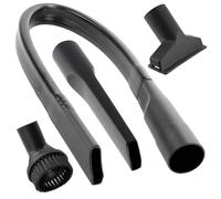 SPARES2GO Car Cleaning Valet Long Flexible Crevice Kit for Karcher Vacuums | Includes: Upholstery Stair Cleaner Mini Tool, Brush Nozzle and Various Vehicle Valeting Tools, 35mm Push Fit Attachments