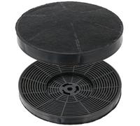 Spares2Go Carbon Charcoal Filter Compatible With Cda Cca52Wh Cha15 Cooker Hood 175mm Pack Of 2