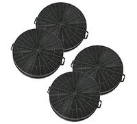 SPARES2GO Carbon Charcoal Filter for Bosch Cooker Hoods/Kitchen Vents (Pack of 4)