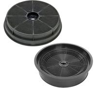 SPARES2GO Carbon Charcoal Vent Filter for CDA Cooker Extractor Hood (Pack of 2 Filters)