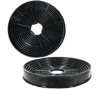 SPARES2GO Carbon Charcoal Vent Filter for Beko Cooker Extractor Hood (Pack of 2 Filters)