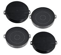 SPARES2GO Carbon Charcoal Vent Filter for Lamona Howdens Cooker Extractor Hood (Pack of 4)