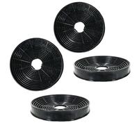 SPARES2GO Carbon Charcoal Vent Filter for Leisure Cooker Extractor Hood (Pack of 4 Filters)