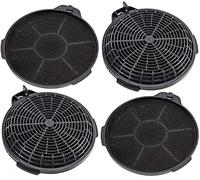 SPARES2GO Carbon Charcoal Vent Filters compatible with Cooke & Lewis CARBFILT4 Extractor Cooker Hood (Pack of 4)