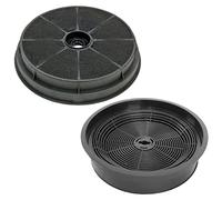SPARES2GO Carbon Charcoal Vent Filters for Cooke & Lewis Cooker Extractor Hoods (Pack of 2)