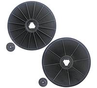SPARES2GO Carbon Charcoal Vent Filters for Moffat Cooker Hood/Extractor Vents (Pack of 2)