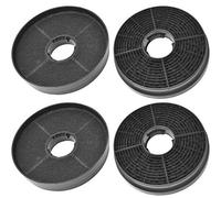 SPARES2GO Carbon Filter for Lamona HJA2480 HJA2908 LAM2401 Cooker Hood Extractor Vent Fan (Pack of 4)