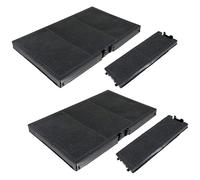 SPARES2GO Carbon Filter for Neff D65 D95 D96 Cooker Hood (4 Filters)