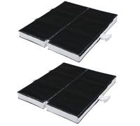 Spares2Go Carbon Filter For Neff D9610 D96S2 D9910 Cooker Hood (Pack Of 2 Filters)
