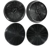 SPARES2GO Carbon Filter for Samsung HDC9C55TX HDC6C55TX HDC6145BX Series Cooker Hood Extractor (Pack of 4 x Charcoal Filters)