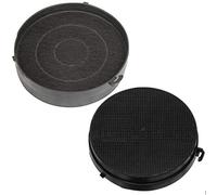 SPARES2GO Carbon Filters compatible with Falmec Cooker Hood Extractor (170mm, Pack of 2)