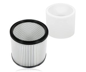 SPARES2GO Cartridge Filter compatible with Titan TTB350 TTV431 Wet Dry Vacuum + Foam Filter