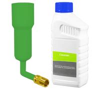 SPARES2GO Central Heating Cleanser Concentrate Sludge Rust Debris Cleaner Liquid (500ml Bottle) + Radiator Dosing Funnel Tool