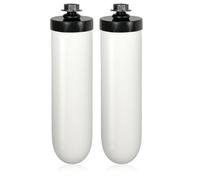 Spares2Go Ceramic Gravity Water Filter Candle 7In Fits British Berkefeld Berkey (2 Pack)