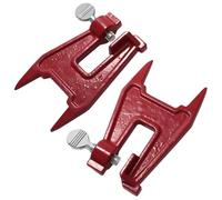 SPARES2GO Chainsaw Stump Vice Heavy Duty Chain Sharpening Clamp Tool (Pack of 2)