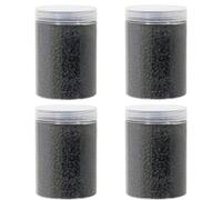 SPARES2GO Charcoal Carbon Filter Refill Activated Granules for Rangemaster Cooker Hood (Pack of 4, 400g)