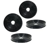 Spares2Go Charcoal Carbon Filters For Leisure Cooker Hood (Pack Of 4)