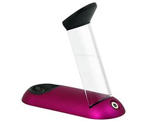 Spares2go Charging Dock Display Stand compatible with Dyson Fits Corrale HS03 Hair Straightener (Fuschia)